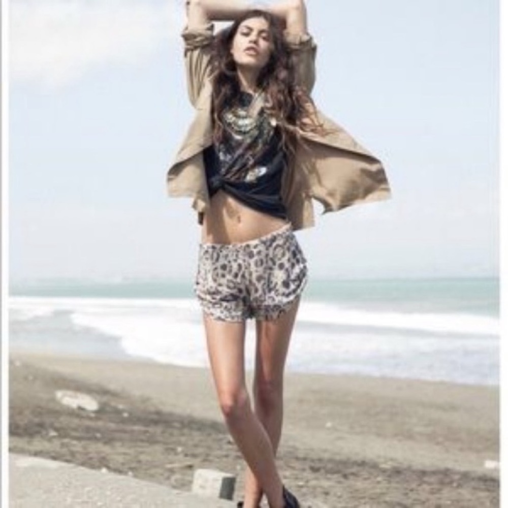 Spell Wild Ones Leopard Print Shorts